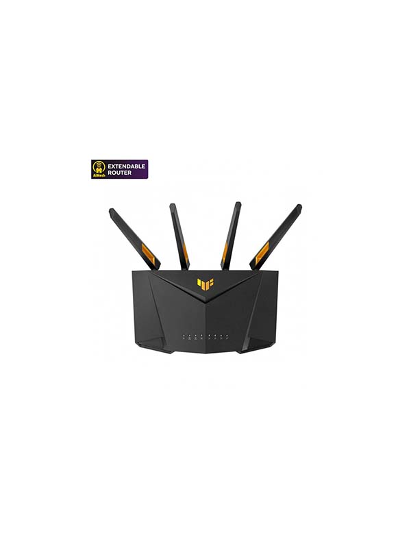 asus tuf gaming ax3000 v2 dual band wifi 6 gaming router, 2.5gbps